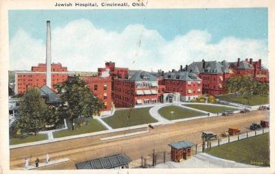 Jewish Hospital of Cincinnati, Ohio Postcard
