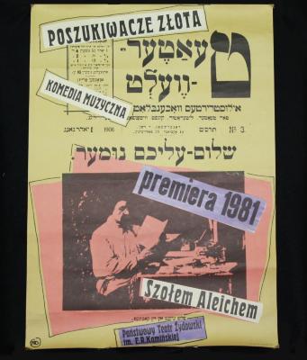 State Jewish Theater (E.R. Kaminska) Presents "The Golddiggers" 