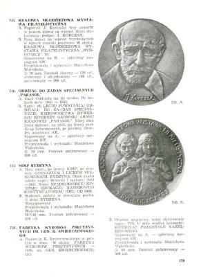 Medal Commemorating Doctor Janusz Korczak from the National Youth Philatelic Exhibition held in Bydgoszcz, Poland, in November 1983
