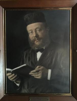 Painting of Rabbi Joseph Mayer Levin