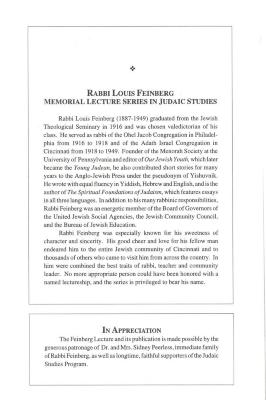 "Toward A Jewish Work Ethic: Enivision Work for the 21st Century" by Rabbi Bernard S. Raskas (Cincinnati, OH)