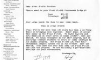 B'nai B'rith (Cincinnati, OH) - Letter re: Membership Dues, 1978