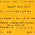 Cincinnati Hebrew Schools (Cincinnati, OH) - Raffle Tickets for Winter Carnaval Festival Raffle, 1973
