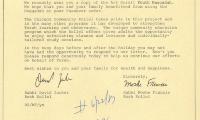 Chicago Community Kollel (Chicago, IL) - Letter of Solicitation, 1987