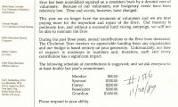 The Cincinnati Eruv (Cincinnati, OH) - Letter of Solicitation, 1989