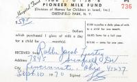 Children's Day Nurseries in Israel (Jerusalem, Israel) - Contribution Receipt (no. 736), 1970