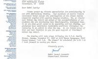 Cincinnati Hebrew Day School (Cincinnati, OH) - Letter re: Participation in 34th Anniversary Drawing, 1980