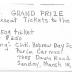 Raffle ticket for the Cincinnati Hebrew School (Cincinnati, OH) Purim Carnival Drawing, 1981