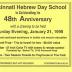 Cincinnati Hebrew Day School (Cincinnati, OH) - Raffle Tickets for 48th Anniversary Drawing, 1995