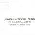 Cincinnati National Jewish Fund (Cincinnati, OH) - Envelope containing Pledge Fee, 1971