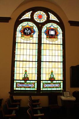 The Beth Israel Synagogue's stained glass windows, Hamilton, Ohio