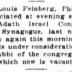 Articles Regarding Hiring of Rabbi Louis Feinberg by Adath Israel Congregation (Cincinnati, Ohio)