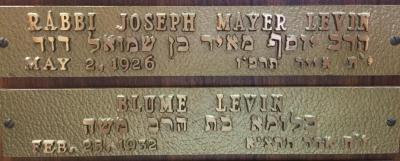Articles Regarding Naming of B'Nai Jacob Congregation after Rabbi Joseph Meyer Levin