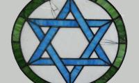Stained Glass Window from Nezhiner Synagogue, Philadelphia, PA
