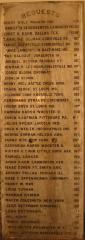 Marble Bequest Board from Hebrew Union College 