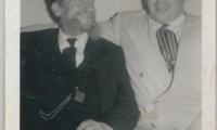 Picture of Rabbi Eliezer Silver and Unidentified Individual