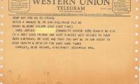 Telegrams Sent to Rabbi Eliezer Silver on his 80th Birthday, 1961