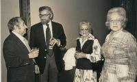 Photograph of Participants at the Arthur Beerman Center Dedication Ceremony, 1974