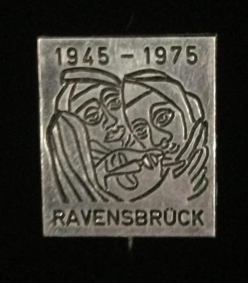 Ravensbruck 30th Anniversary of Liberation Commemorative Pin from 1975