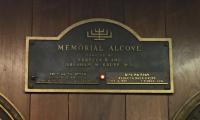 Congregation Anshei Sfard's (Louisville, KY) Memorial Alcove at the Dutchman's Lane Location