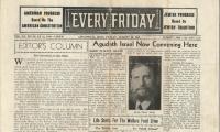 Newspaper with article announcing a conference headed by Rabbi E. Silver, 1940