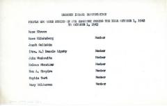 List of burials at the cemetery from October 1, 1962 through October 1, 1963