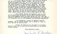 Letter from Anne Pensky to Kneseth Israel concerning funeral bills, June 6, 1966