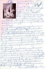 Letter from Hannah Morgernstern to Kneseth Israel concerning stone inscriptions, February 10, 1964