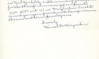 Letter from Hannah Morgenstern to Kneseth Israel concerning a grave reservation, May 15, 1966