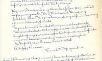 Letter from Hannah Morgenstern to Kneseth Israel concerning her parents graves, April 23, 1967