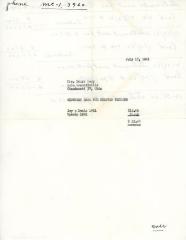 Cemetery upkeep statement for Henry Levy from Kneseth Israel, July 17, 1961