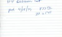 Harry Feldman's cemetery account statement from Kneseth Israel starting at December 29, 1978