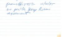 Harry Richards's cemetery account statement from Kneseth Israel, beginning May 27, 1985