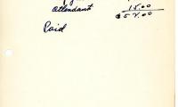 Beila Poll's cemetery account statement from Kneseth Israel, beginning May 22, 1946