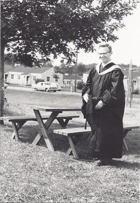 Henry Fenichel in Graduation Robes
