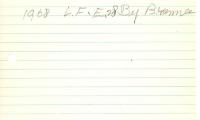 Akiba Shulman's cemetery account statement from Kneseth Israel, beginning with January 2, 1968