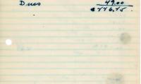 Israel White's cemetery account statement from Kneseth Israel, beginning December 25, 1931