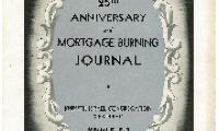 Kneseth Israel Congregation (Cincinnati, Ohio) 25th Anniversary and Mortgage Burning Journal from 1945