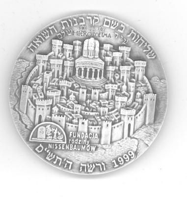 Pope John Paul II’s visit to the Warsaw Ghetto Medal - Hierosolima
