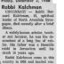 Obituary for Rabbi Bernard Kalchman
