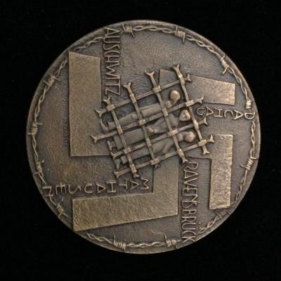 French Medal issued in honor of the Victims of the German Deportations from France to Various Concentration Camps from 1940 - 1945