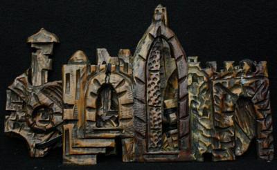 Wooden Jerusalem Art from the Personal Collection of Milton Orchin
