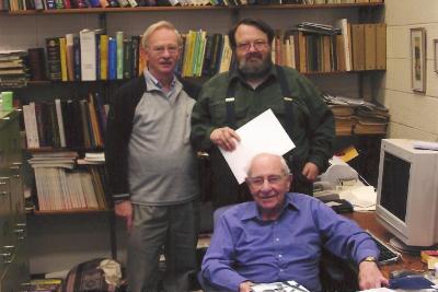 Henry Fenichel with Professors Orchin and Jensen