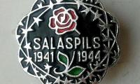Salaspils Concentration Camp Survivor &amp; Commemorative Pin
