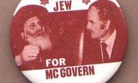 &quot;I am a Jew for McGovern&quot; Pinback Button