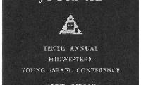 Tenth Annual Young Israel Conference Book, November 21-24, 1940