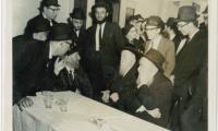 Rabbi Eliezer Silver with Harav Aharon Kotler at Unknown Event