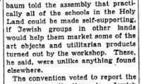 Report on November 1931 Meeting of the Agudas HaRabonim Regarding Distress in Jewish Schools in Palestine and the United States