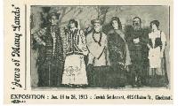 Postcards Advertisement for Exposition in Cincinnati, Ohio of &quot;Jews of Many Lands&quot;