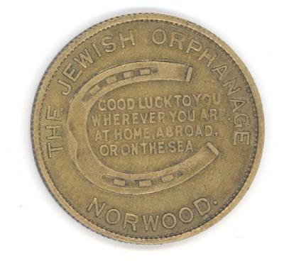 Norwood Jewish Orphanage Token